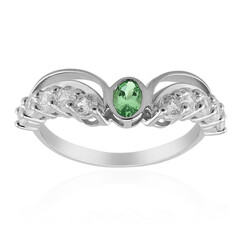 Bague en argent et Grenat Tsavorite