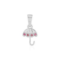 Pendentif en argent et Rubellite