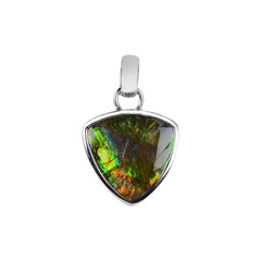 Pendentif en argent et Ammolite