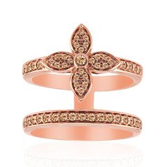 Bague en or et Diamant rose de France SI1 d'Argyle 