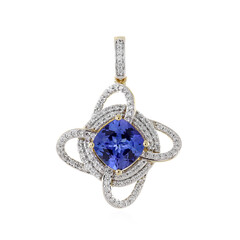 Pendentif en or et Tanzanite AAA (AMAYANI)