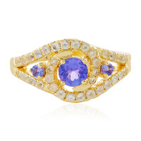 Bague en argent et Tanzanite