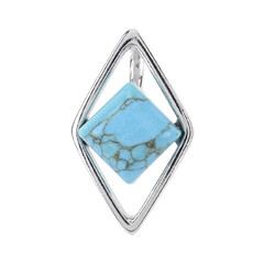 Pendentif en argent et Turquoise