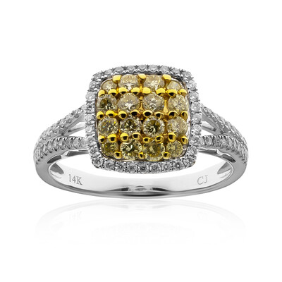 Bague en or et Diamant SI2 jaune (CIRARI)