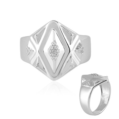 Bague en argent et Zircon (de Melo)