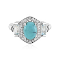 Bague en argent et Turquoise