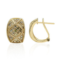 Boucles d'oreilles en or et Diamant fancy SI2 (CIRARI)