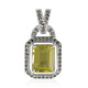 Pendentif en argent et Citrine jaune citron (Annette classic)