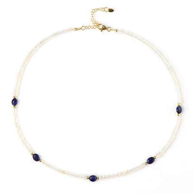 Collier en argent et Saphir bleu de Bemainty (Riya)